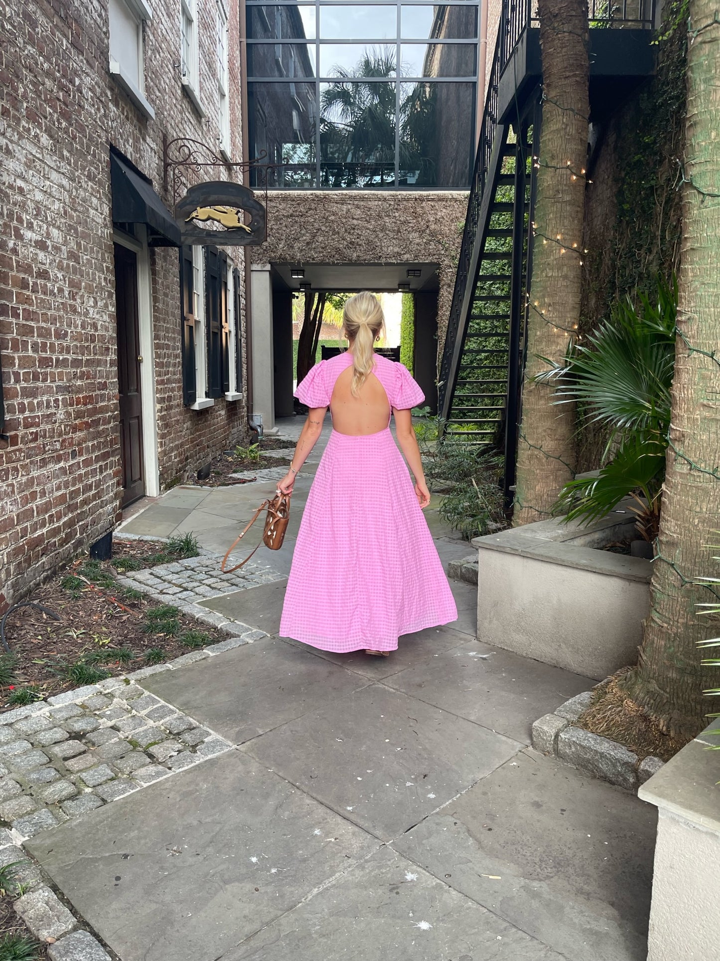 Southern Charm Open Back Maxi