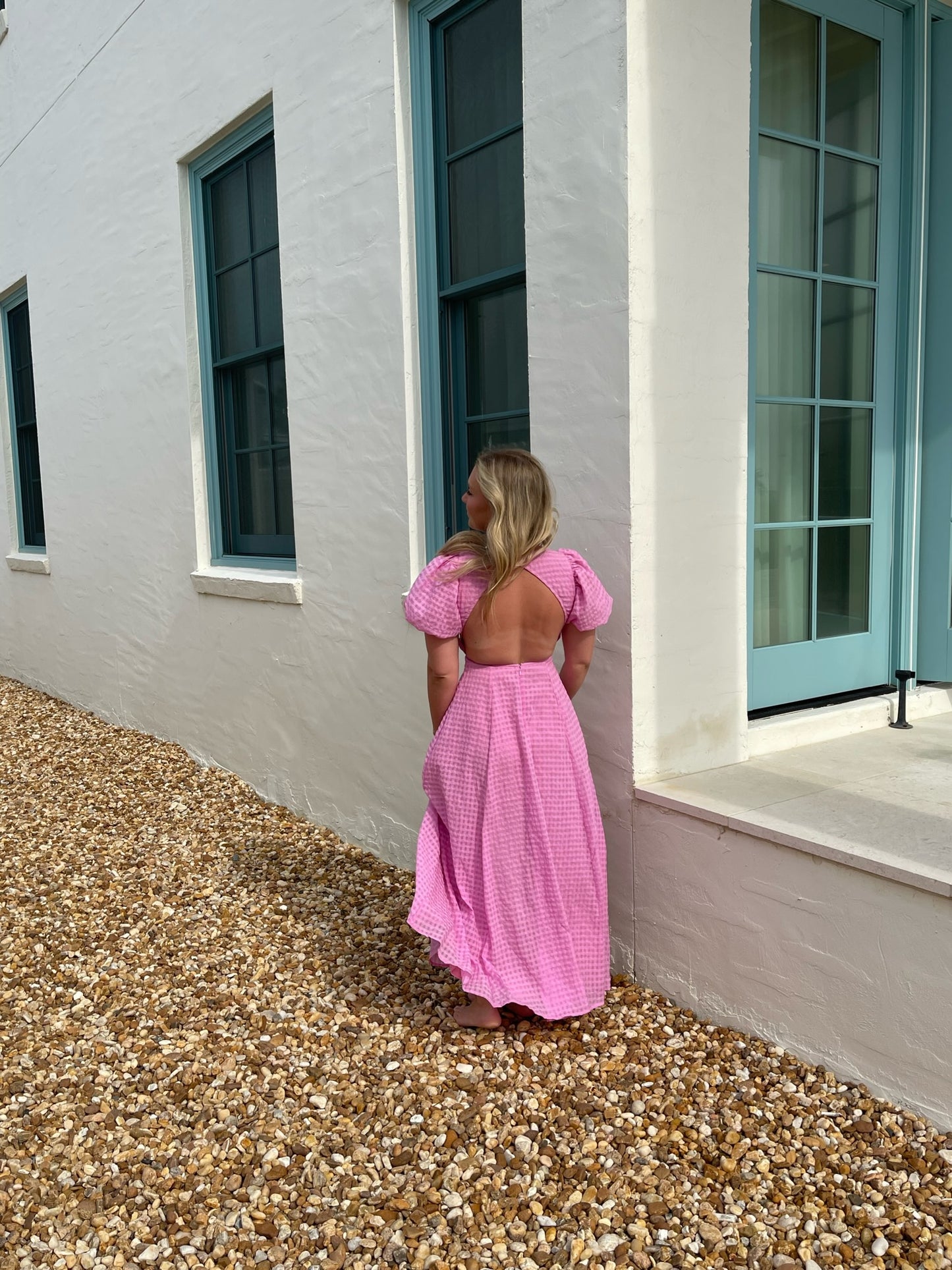Southern Charm Open Back Maxi