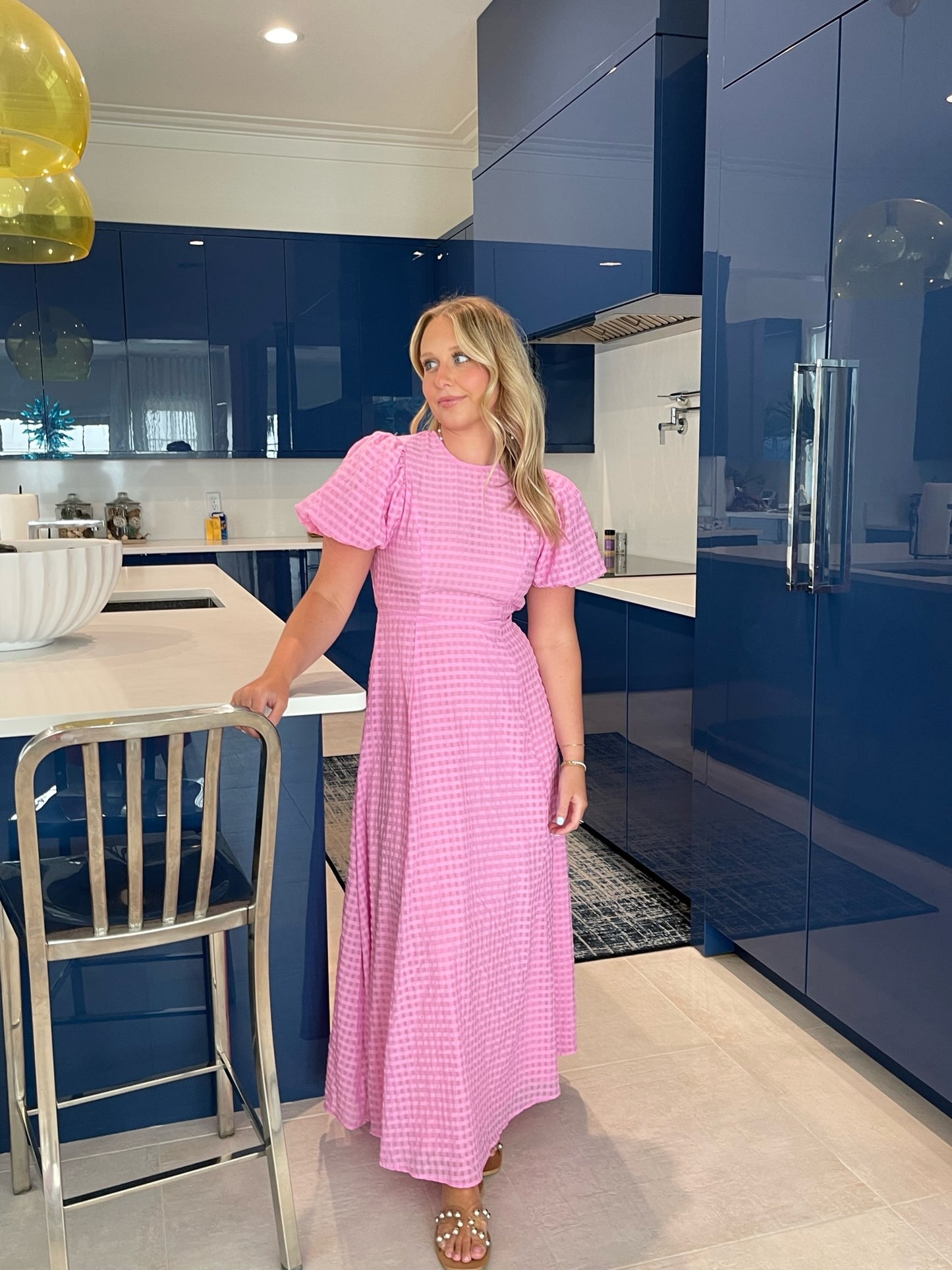 Southern Charm Open Back Maxi