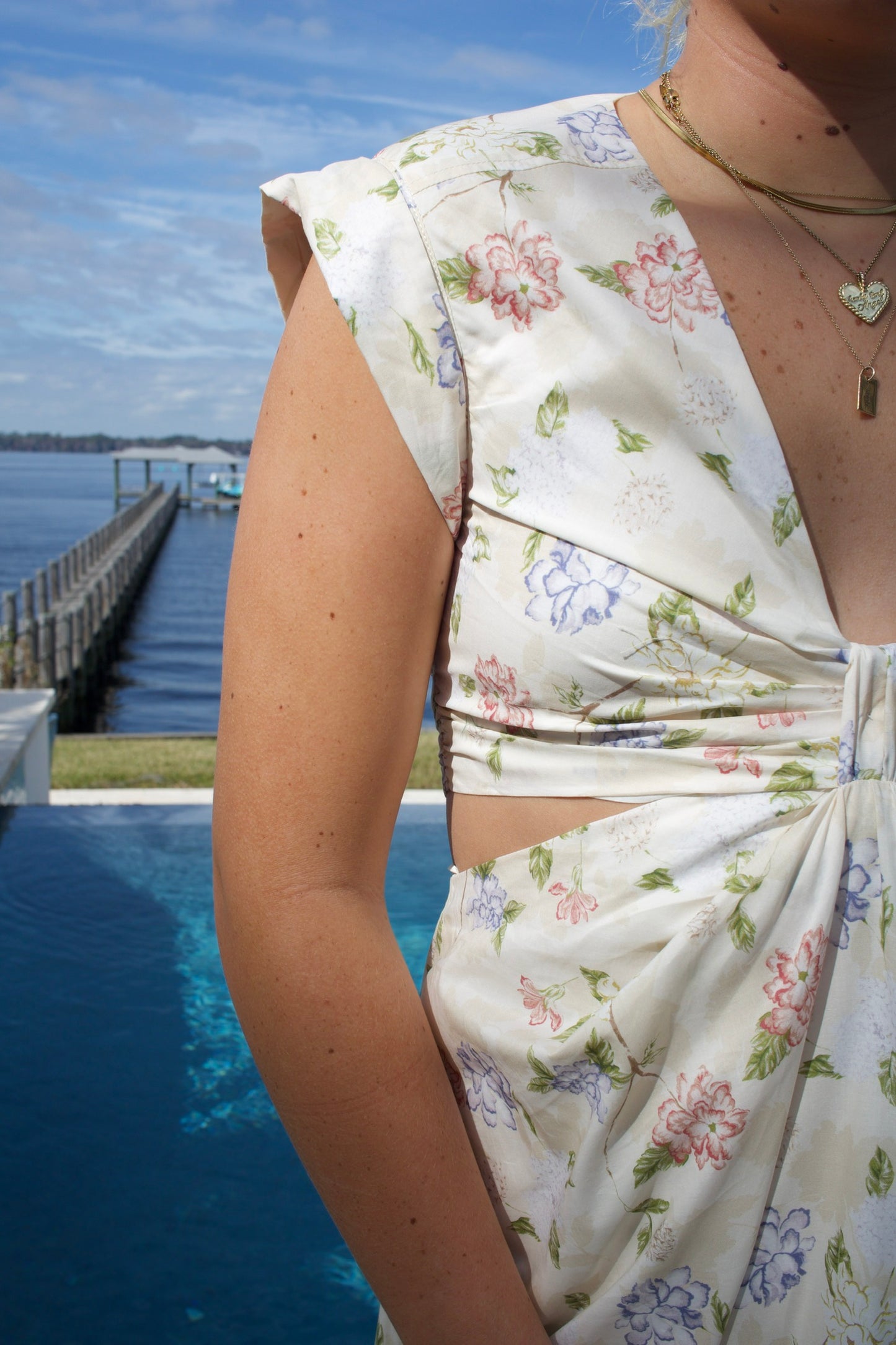 In Your Dreams Cutout Midi