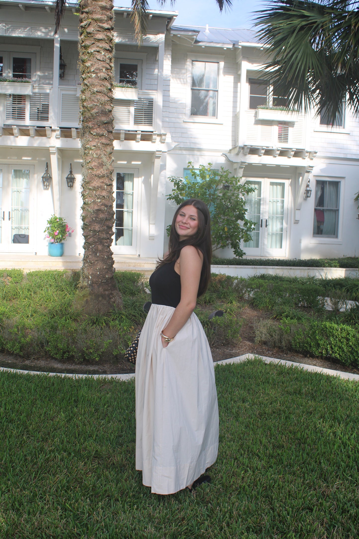 Jackie High Neck Midi