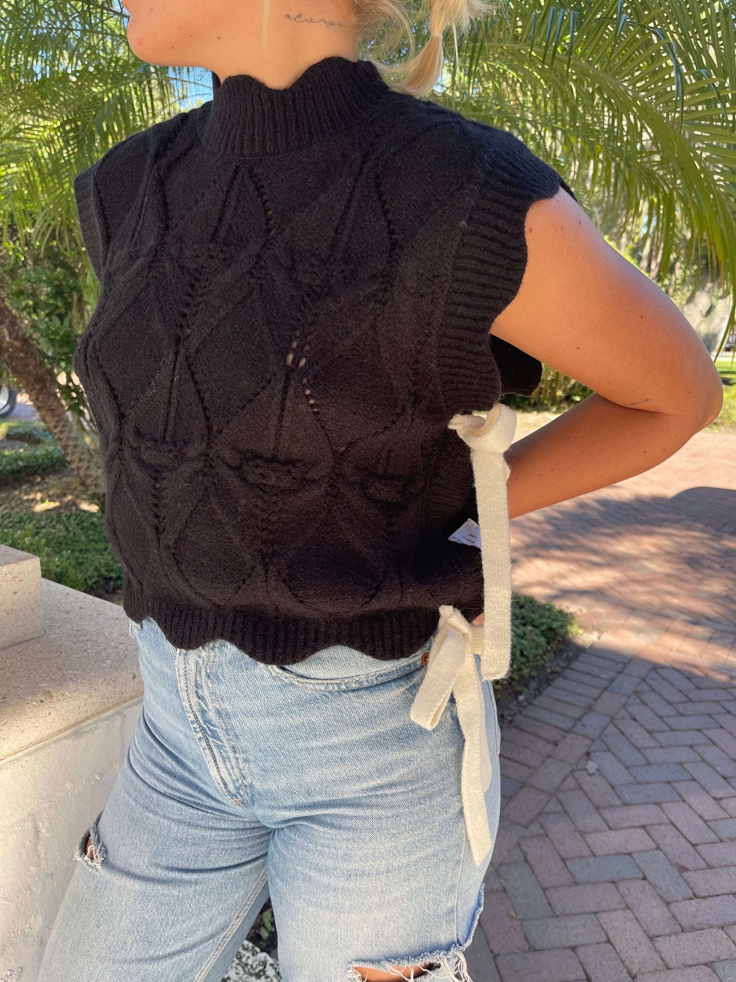 Jo Scalloped Sweater