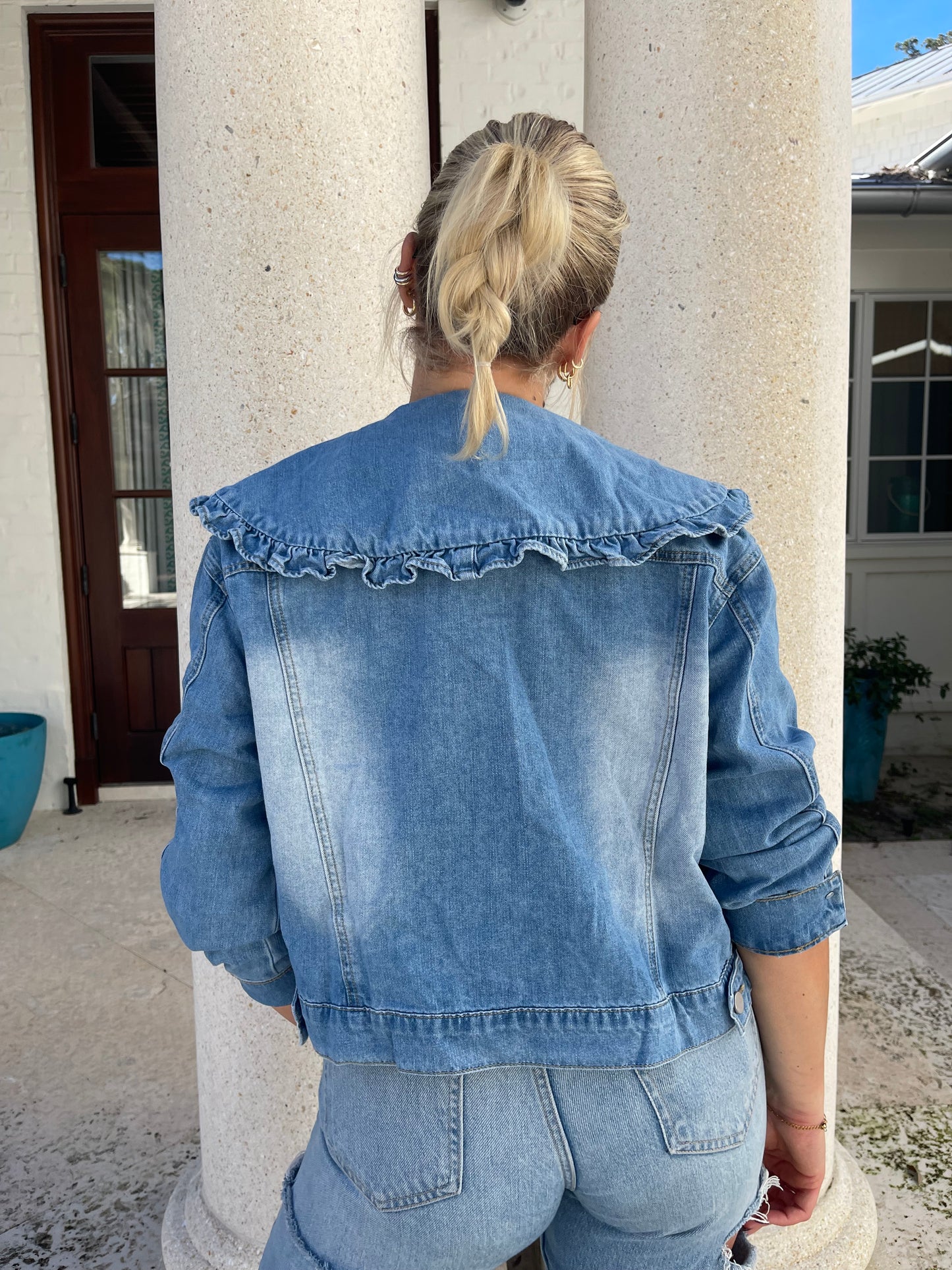 Mary Collar Denim Jacket