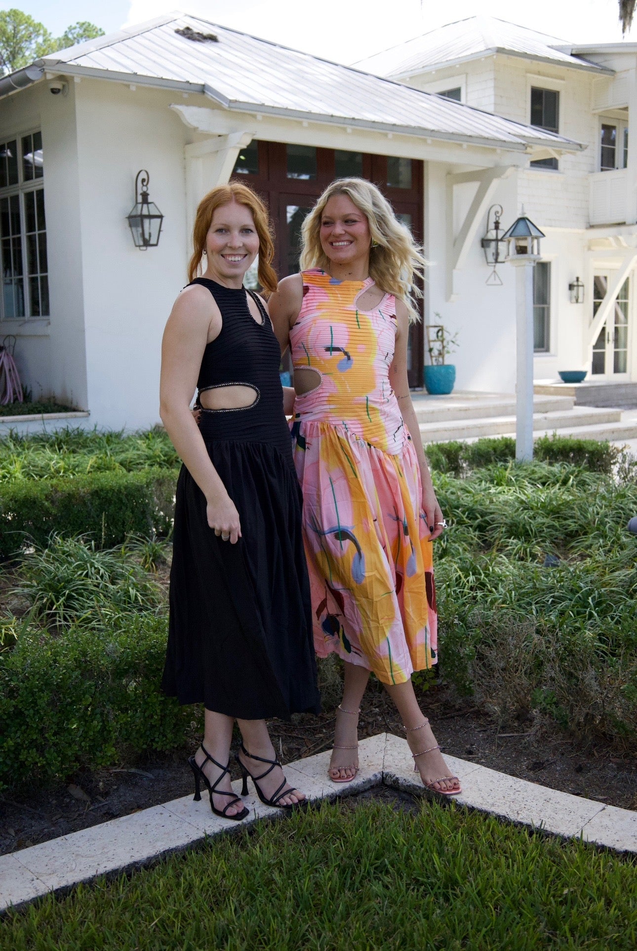 Hot Date Cutout Midi