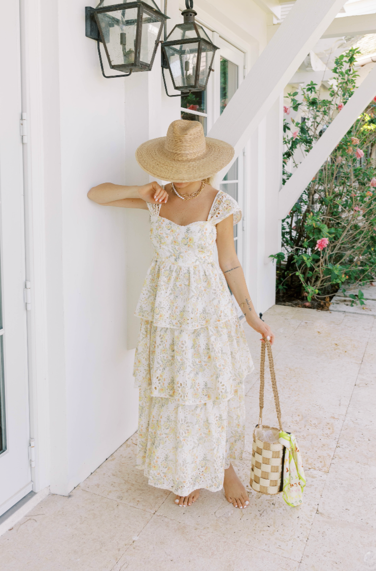 Spill The Tea Eyelet Dress