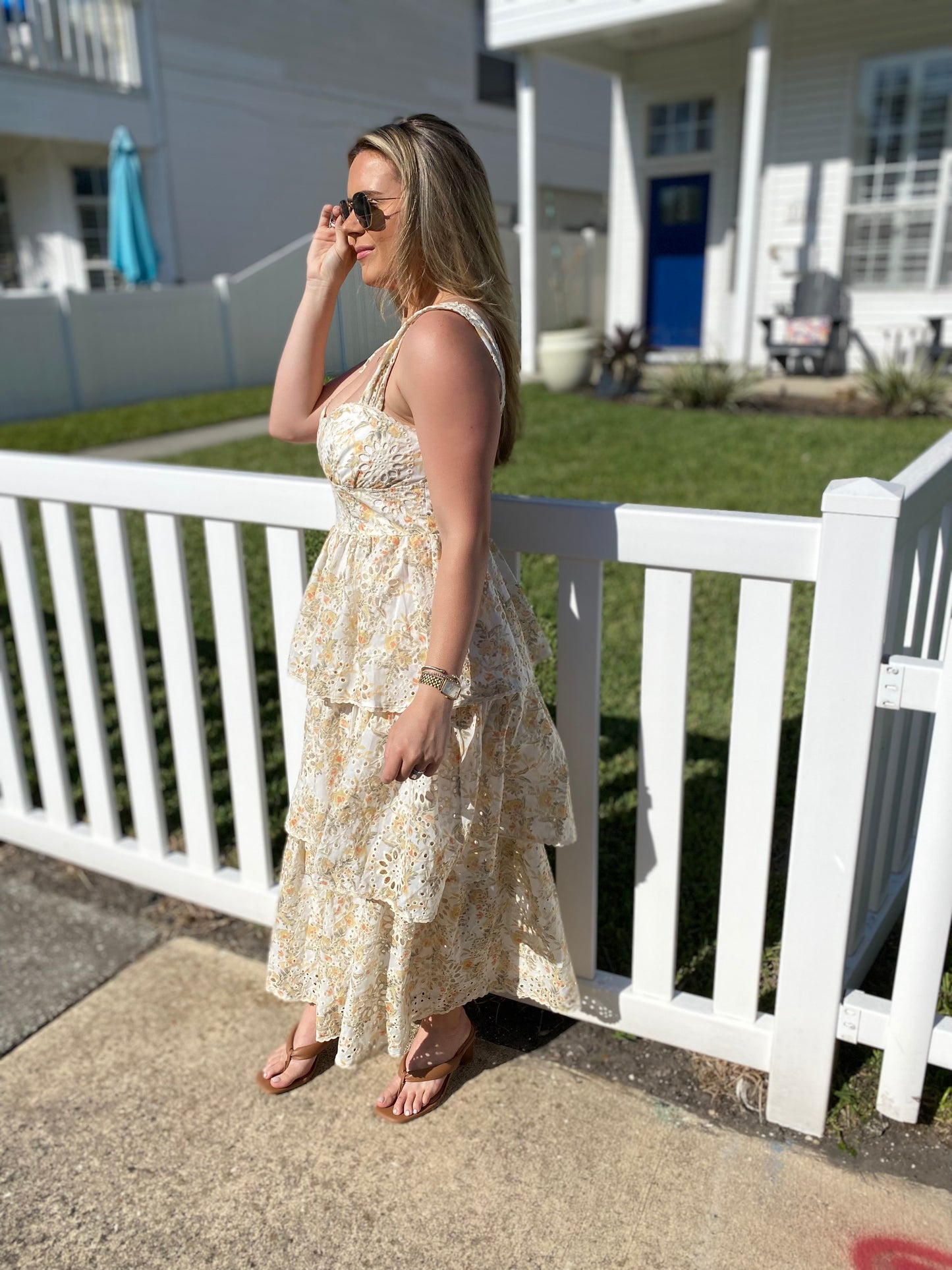 Spill The Tea Eyelet Dress