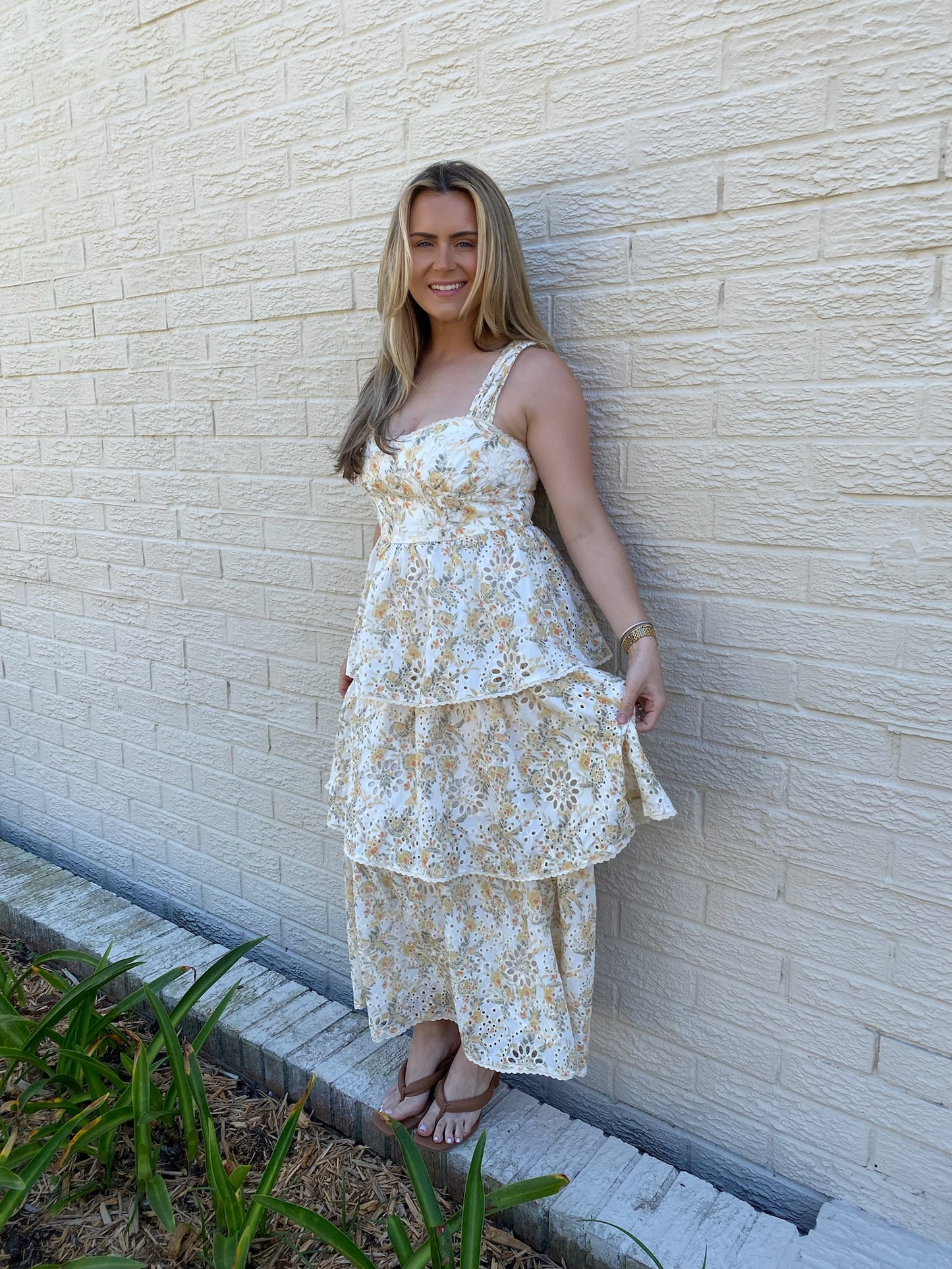 Spill The Tea Eyelet Dress