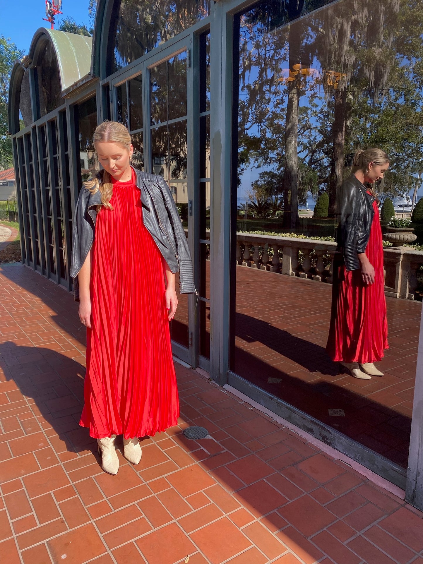 Scarlet Halter Dress
