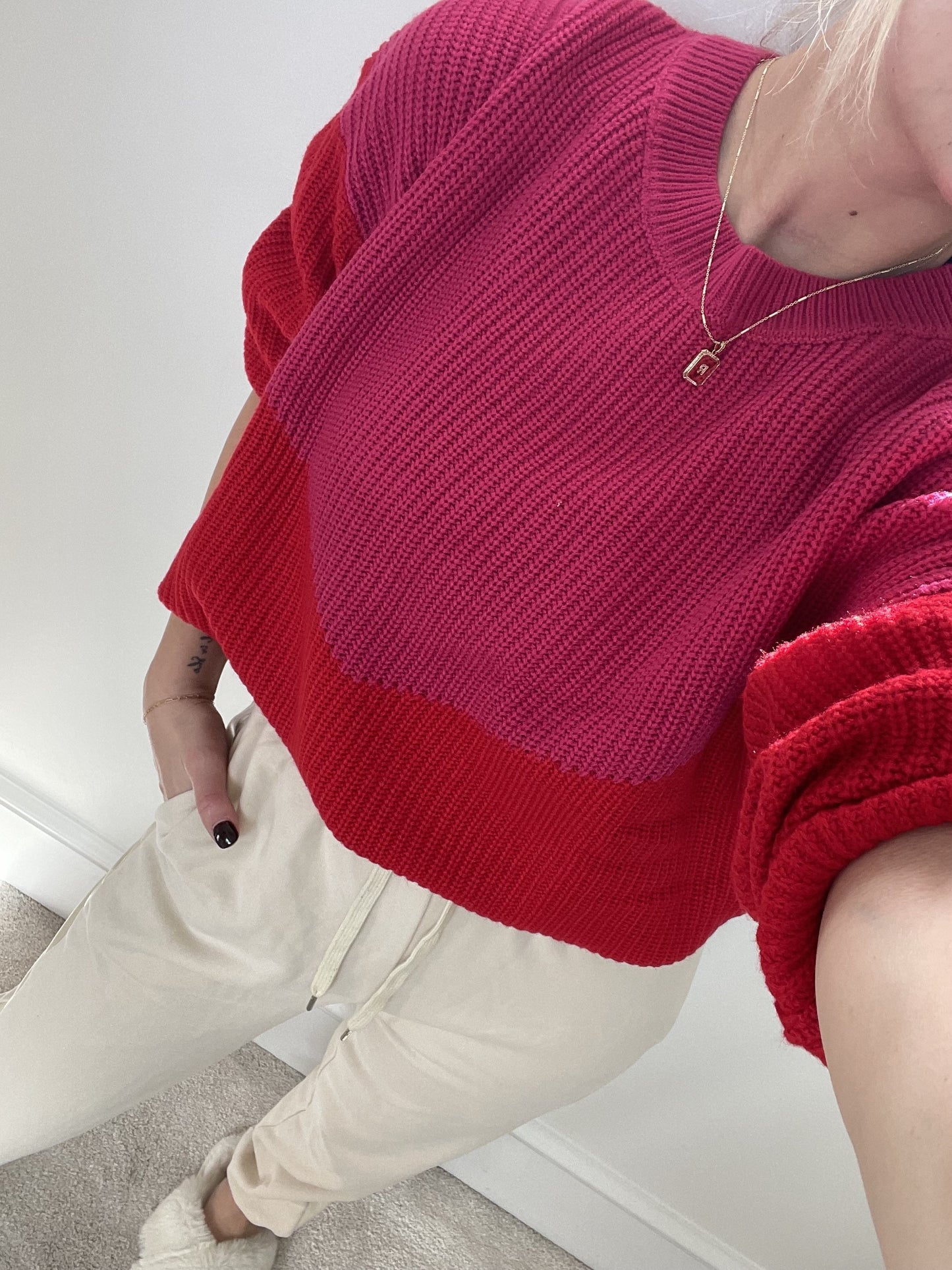 Color-block Sweater