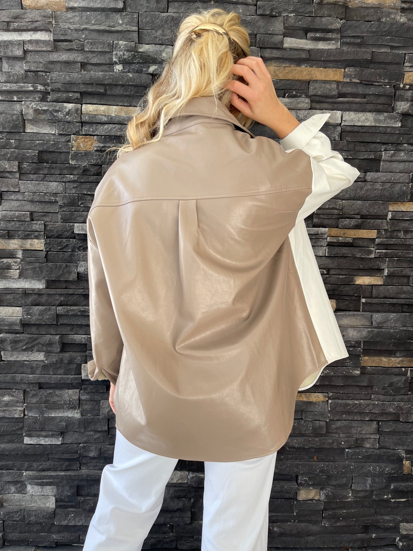 Yellowstone Leather Shacket