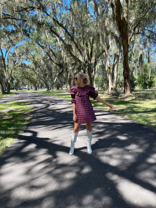 Seasons Change Plaid Dress