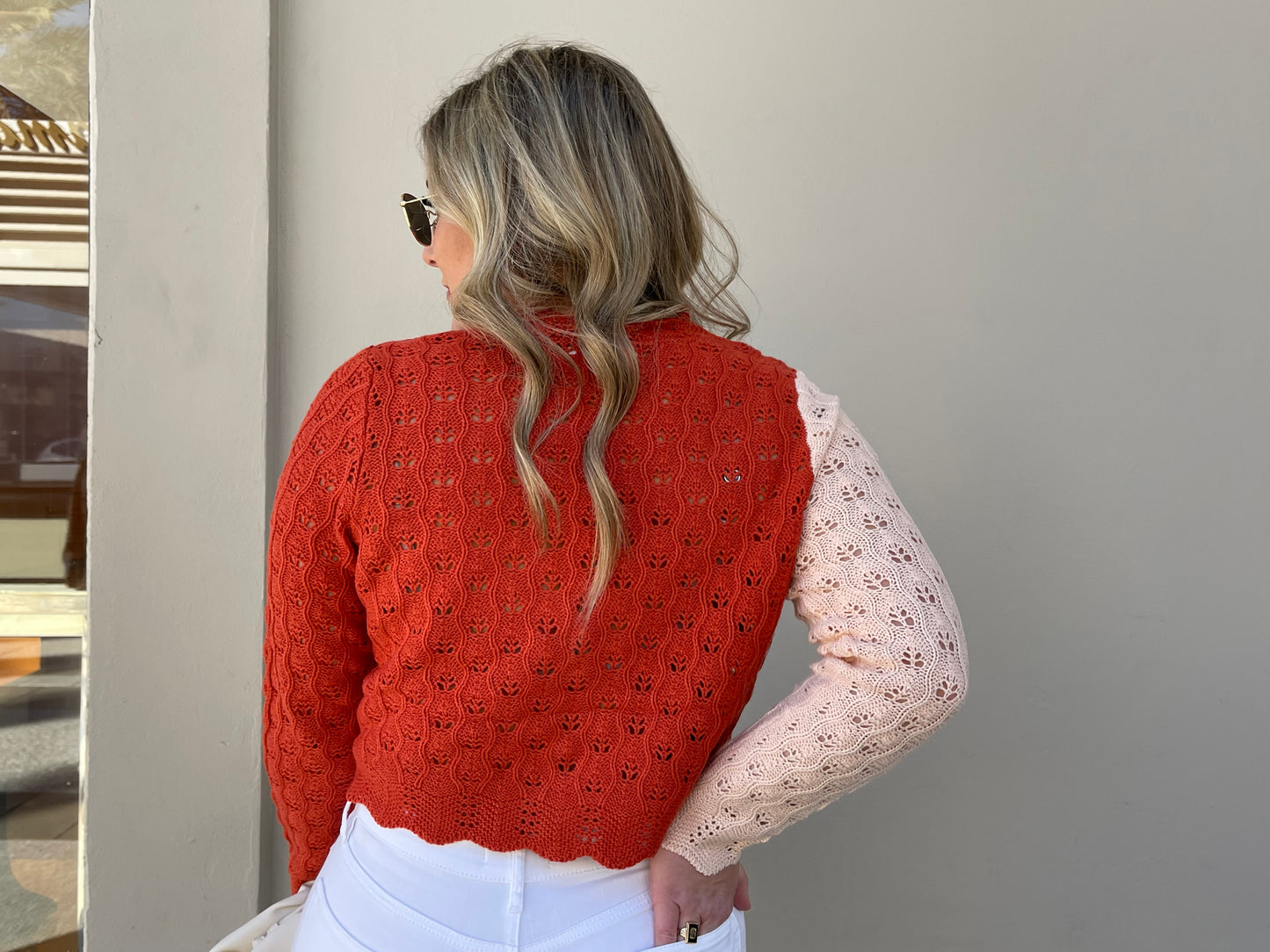 Side By Side Crop Knit