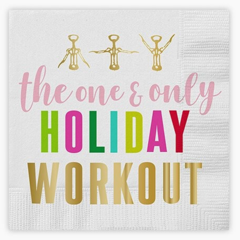 Holiday Workout Napkins