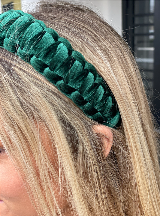 Braided Velvet Headband