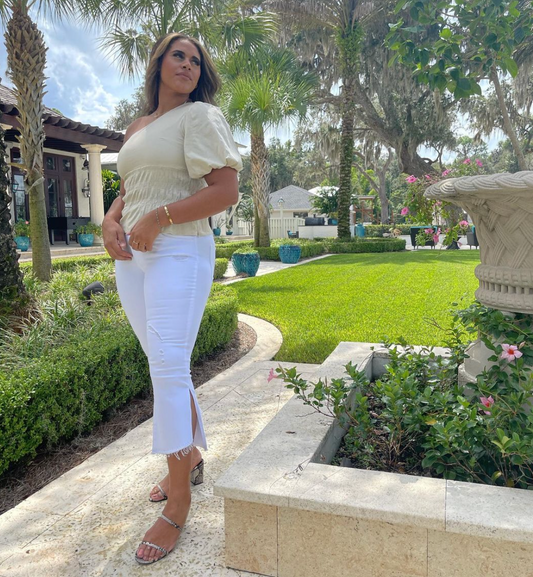 She Means Business Linen Top