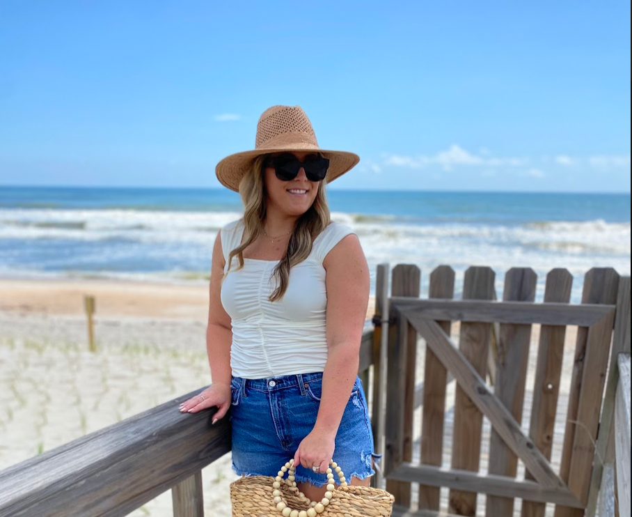 Seaside Gathered Tank