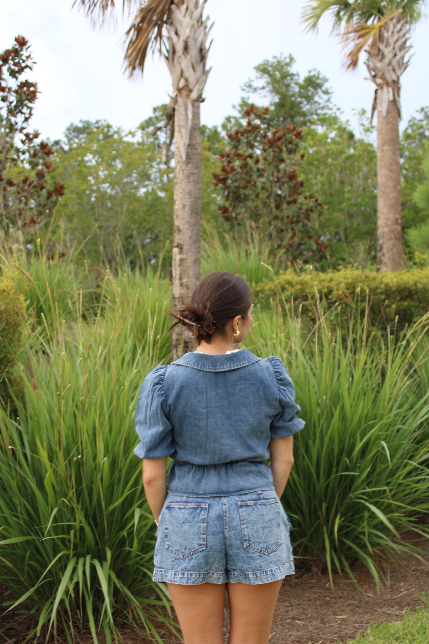 Daisy Klein Denim Top