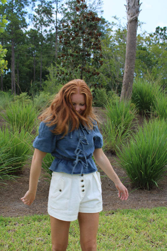 Daisy Klein Denim Top